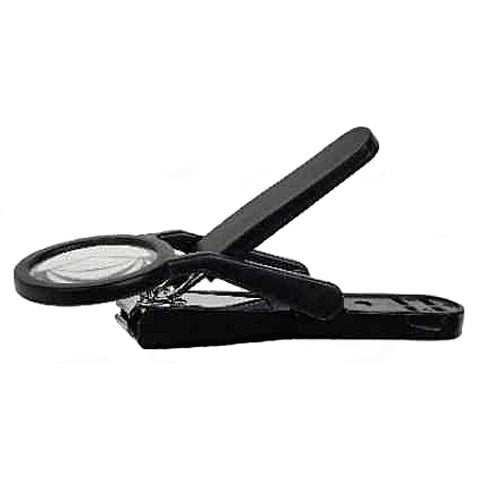 24Foldable Long Handle Toenail Clippers W/Magnifier, hardly